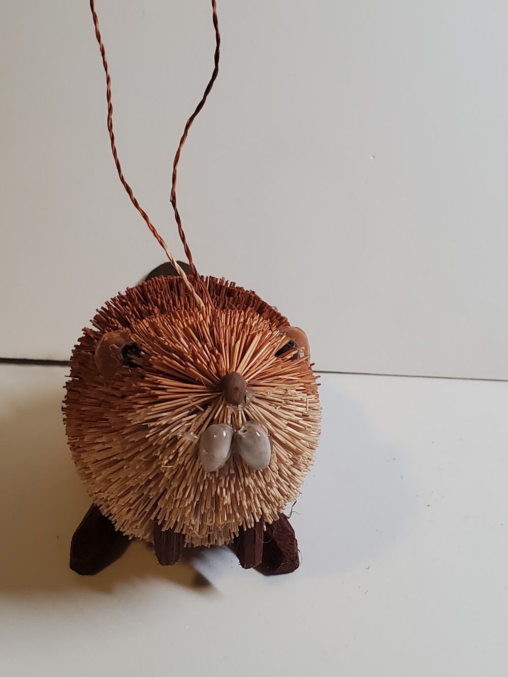 Natural Fiber Ornament - Beaver